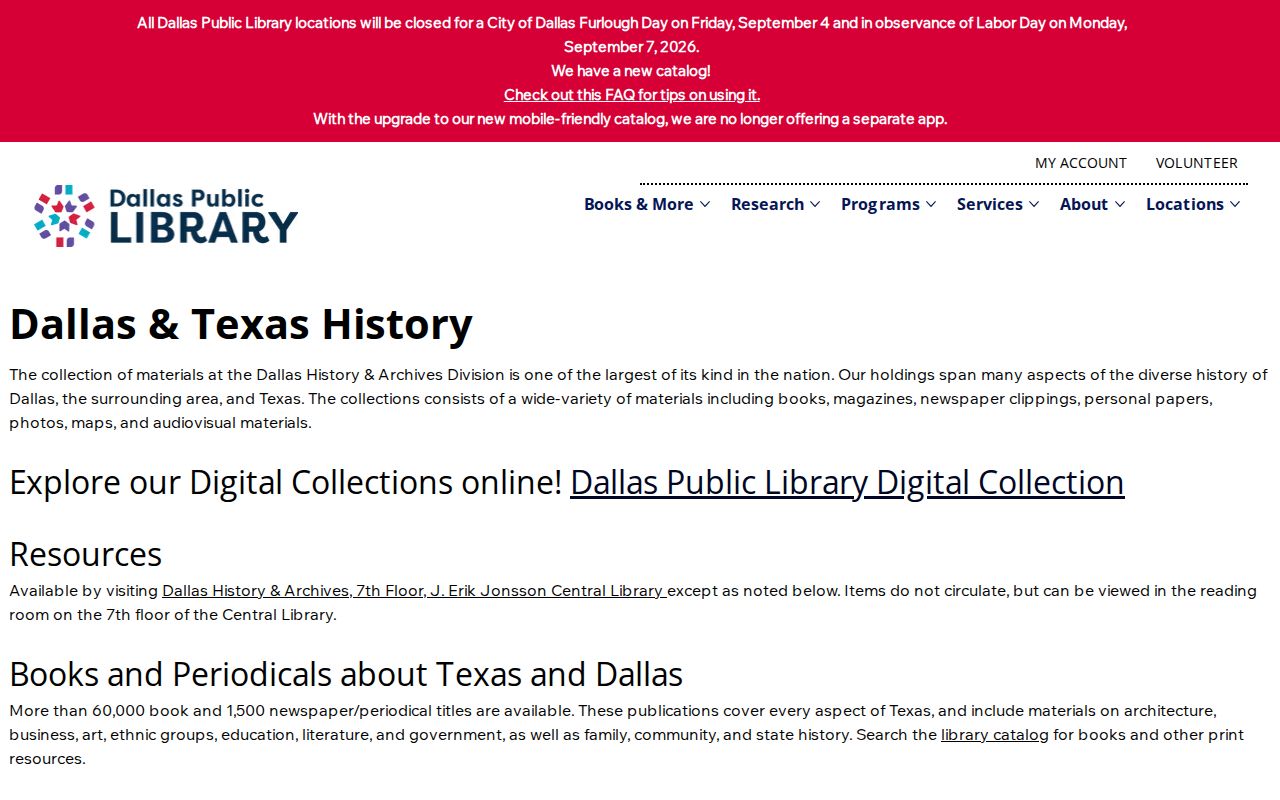 Rowlett previous residents Dallas history archives directory resources